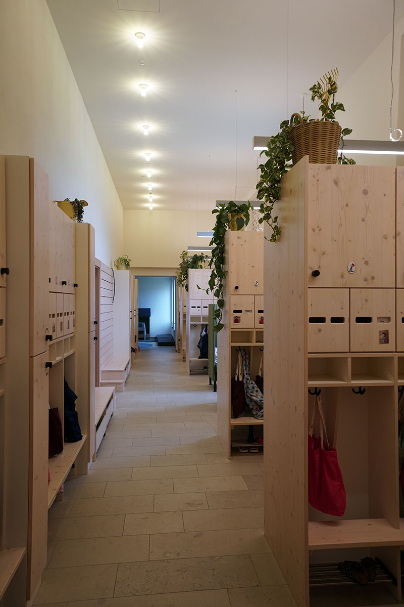 Garderobe Kindergarten