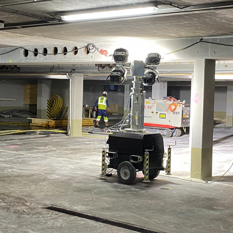 Projektstart Sanierung Tiefgarage Finanzamt