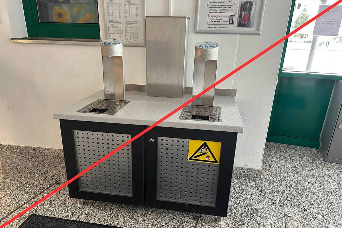 Negativbeispiel Trinkbrunnen Negativbeispiel Trinkbrunnen
